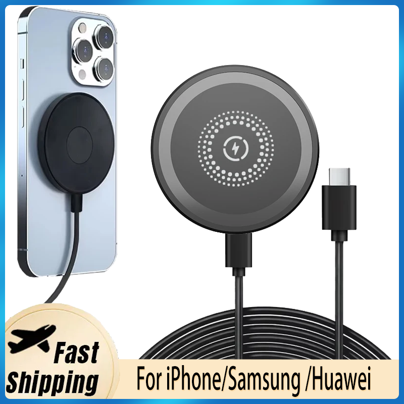 Wireless Charger Watch - Carregador Magnético 3 em 1 Sem