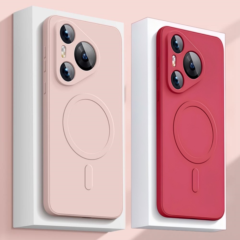 Huawei Mate 60 - Silicone de luxo para magsafe caso