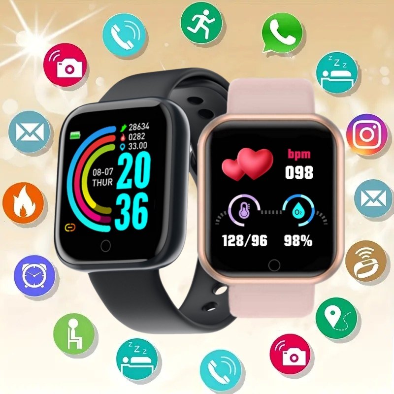 Smartwatch Touch - Relógio inteligente para homens e mulheres