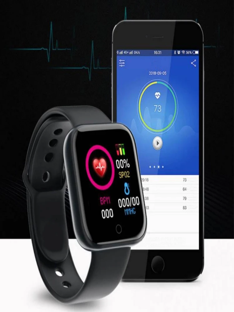 Smartwatch Touch - Relógio inteligente para mulheres e homens,