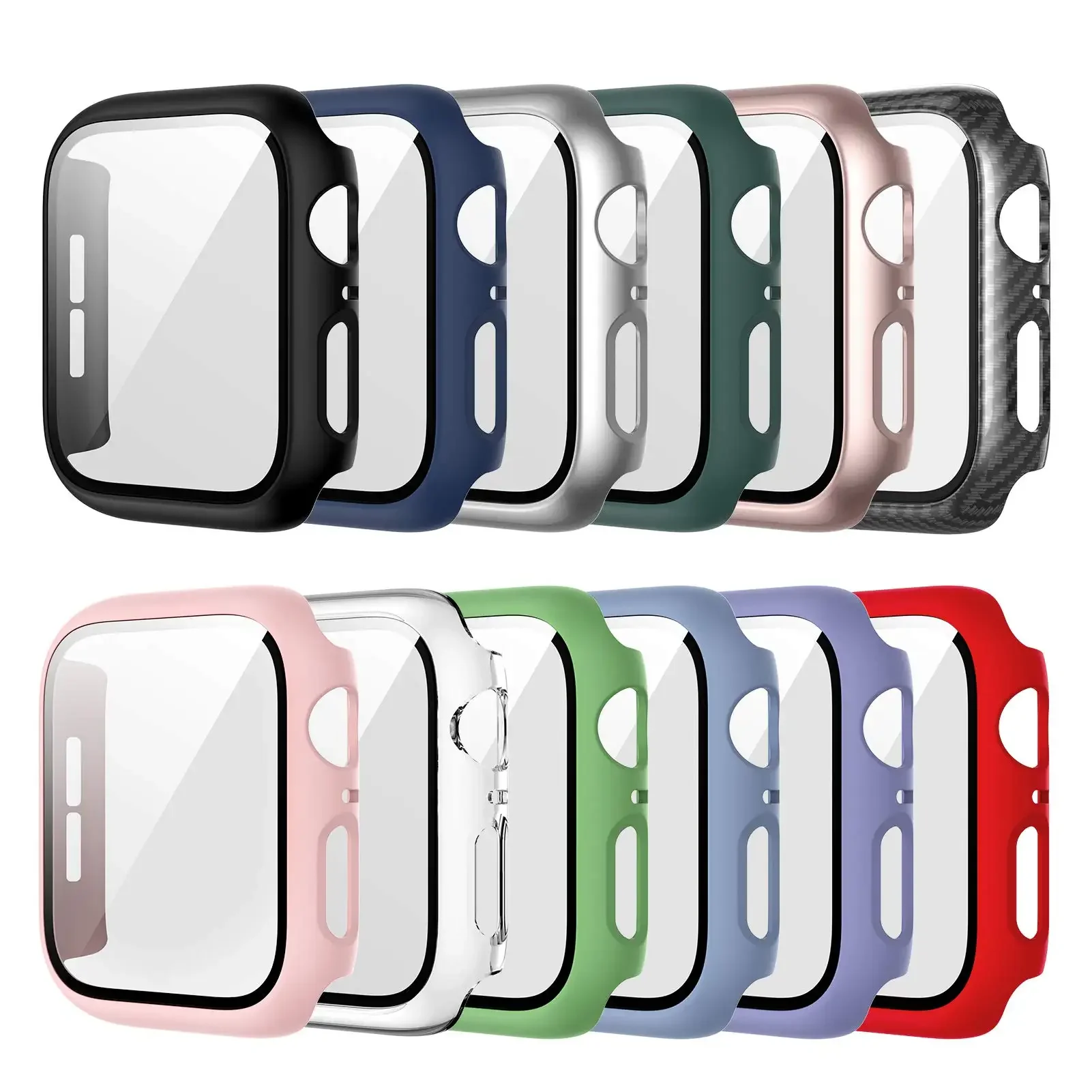 Apple Smartwatch Accessories - Vidro temperado + capa para apple