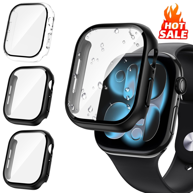 Apple Smartwatch Accessories - 3 pçs vidro + capa para