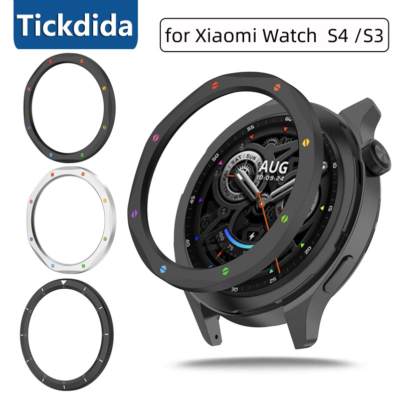Xiaomi Smartwatch S4 Accessories - Moldura de metal anel caso para