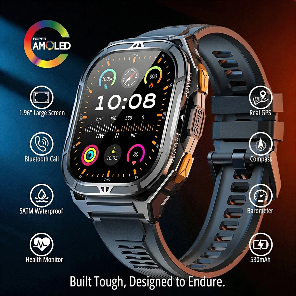 Smartwatch Store - Smartwatch AMOLED de Luxo com GPS