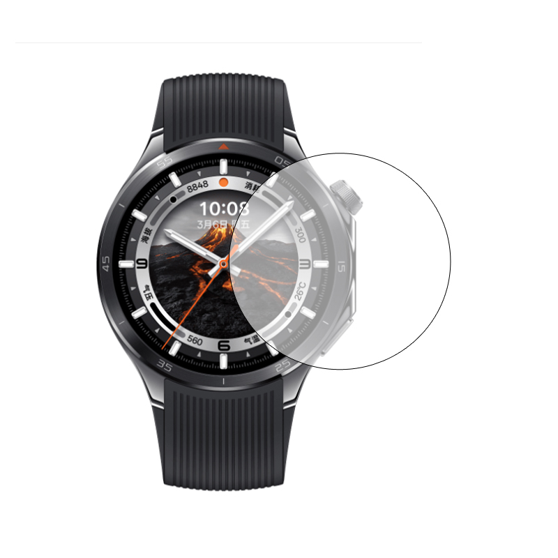 Smartwatch X2 - Smartwatch vidro duro claro película protetora