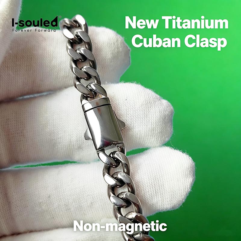 Pulseira de Titânio Sólido de  - Ceramic Link Bracelet avaliação e preço