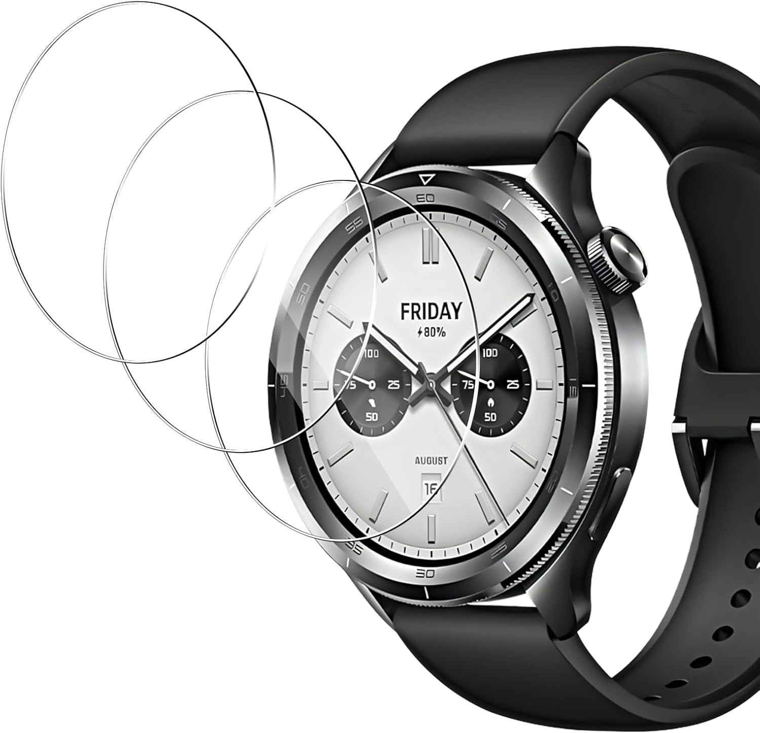 3 pçs protetor de tela de vidr - Xiaomi Smartwatch S4 Accessories avaliação e preço