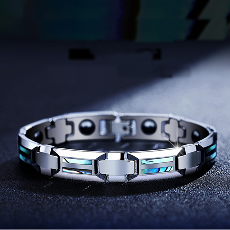 10mm havey punk pulseira de ce - Ceramic Link Bracelet avaliação e preço