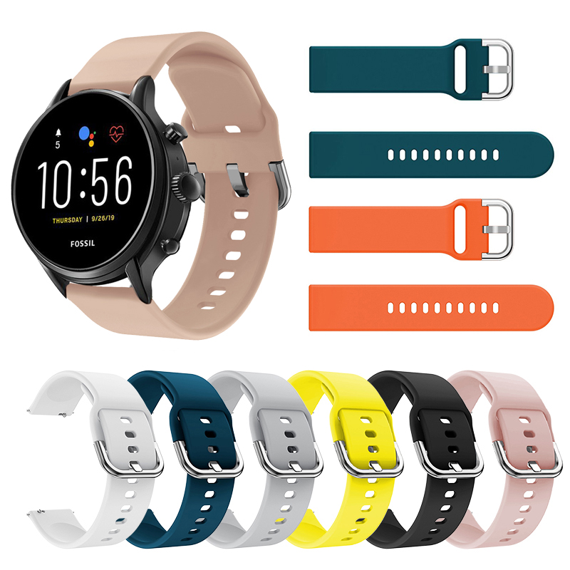 Braceletes de Silicone para Re - Fossil Smartwatch Accessories avaliação e preço