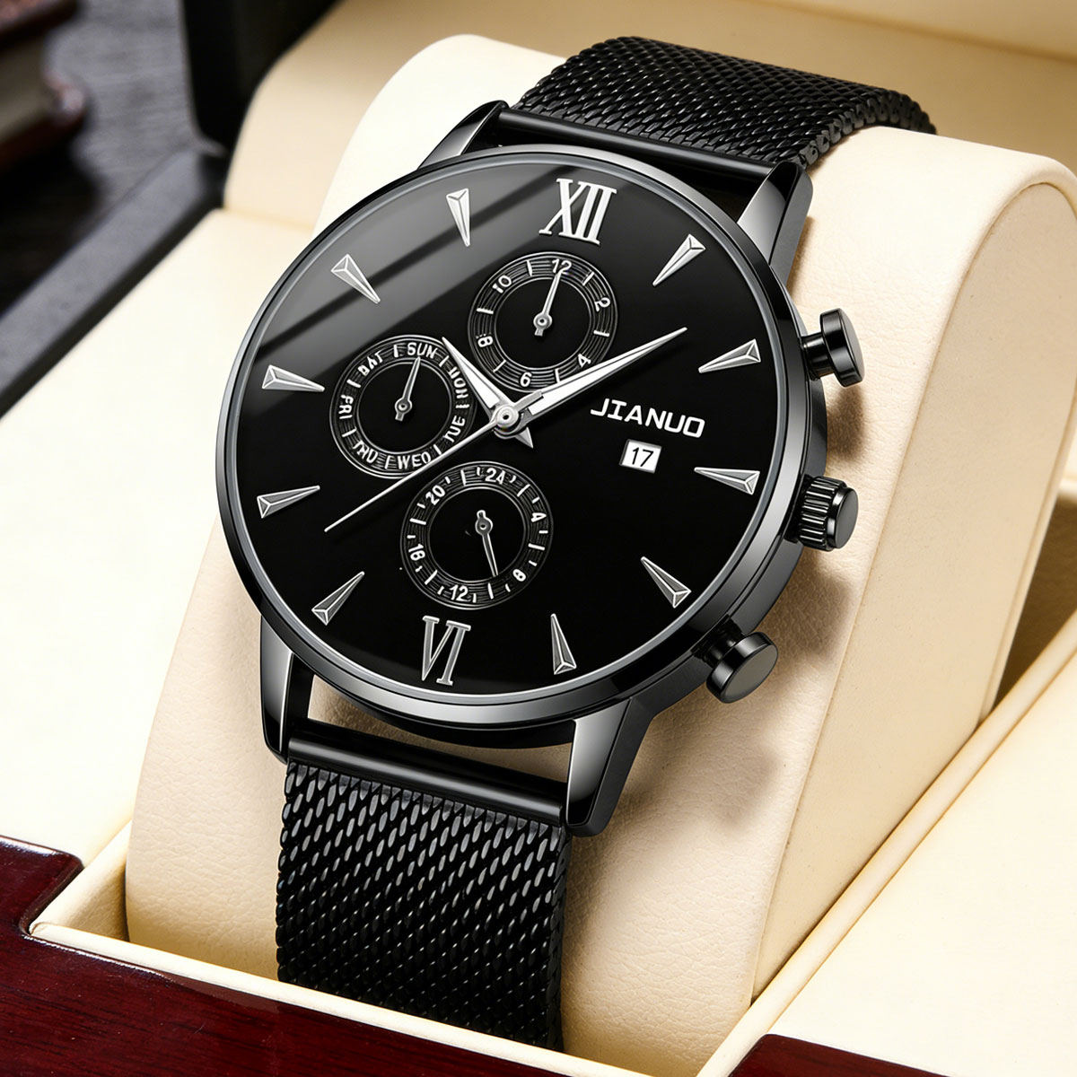 Relógio de Pulso Masculino Cas - Stainless Mesh Band avaliação e preço