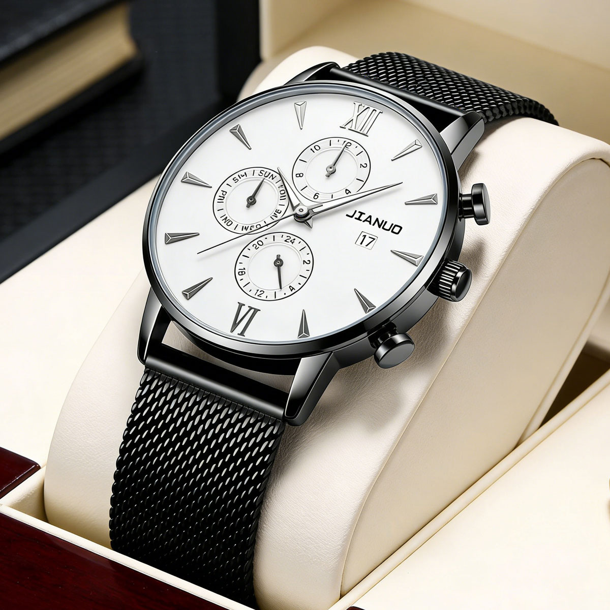 Relógio de Pulso Masculino Cas - Stainless Mesh Band avaliação e preço