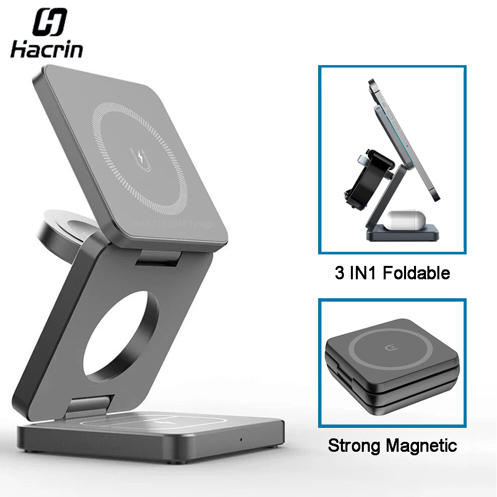 Carregador sem fio 3 em 1 Esta - Wireless Charger Watch avaliação e preço