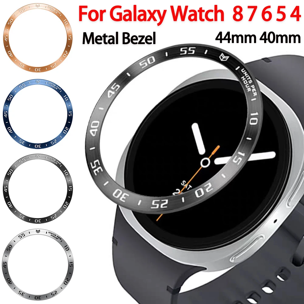 Anel de moldura de metal para  - Accessories For Galaxy Watch 5 avaliação e preço