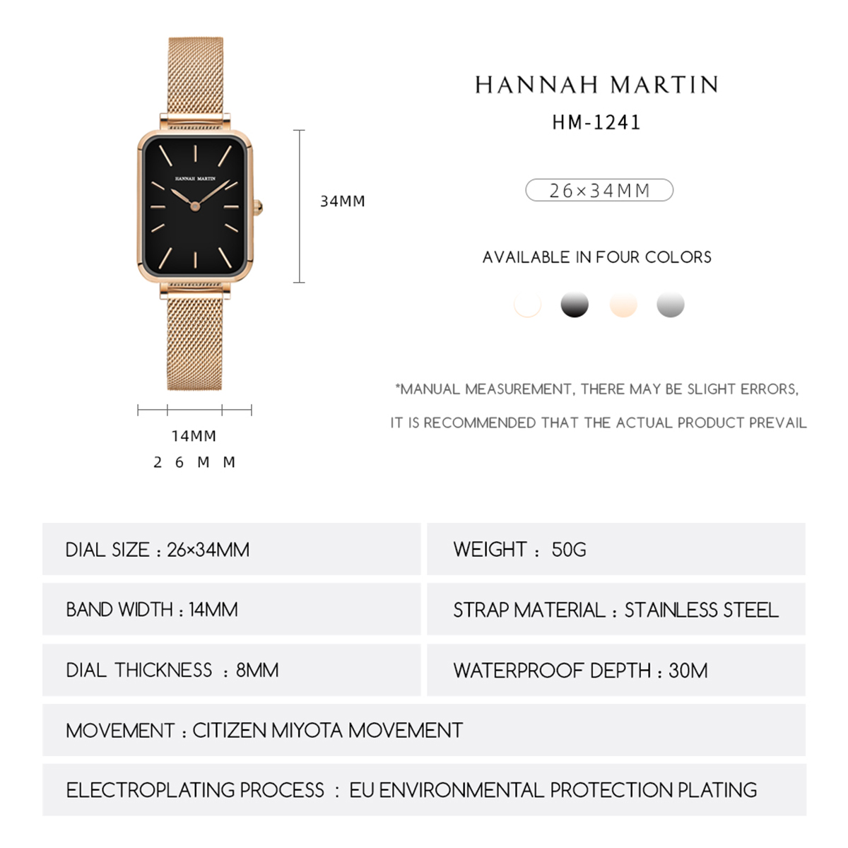 Retângulo ultrafino estilo nór - Stainless Mesh Band avaliação e preço