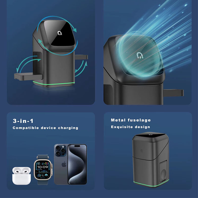 Praiser 25W Qi2 Dobrável Touch - Smartwatch Touch avaliação e preço