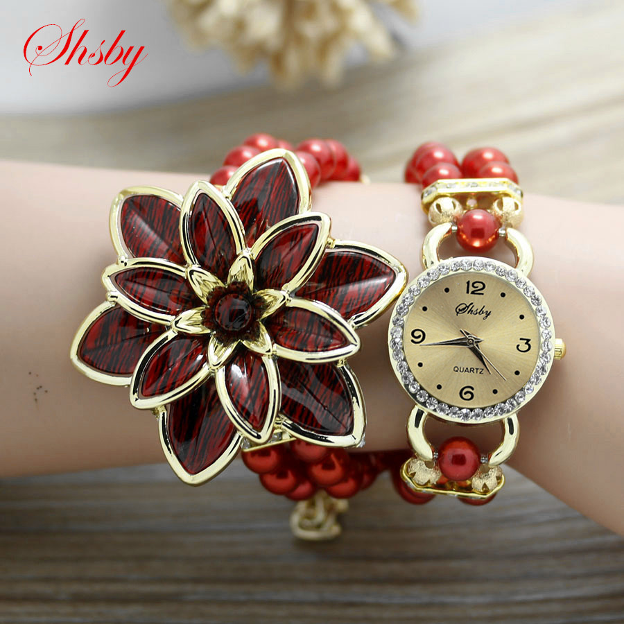 Shsby-Rhinestone Relógios para - Solo Loop Strap avaliação e preço