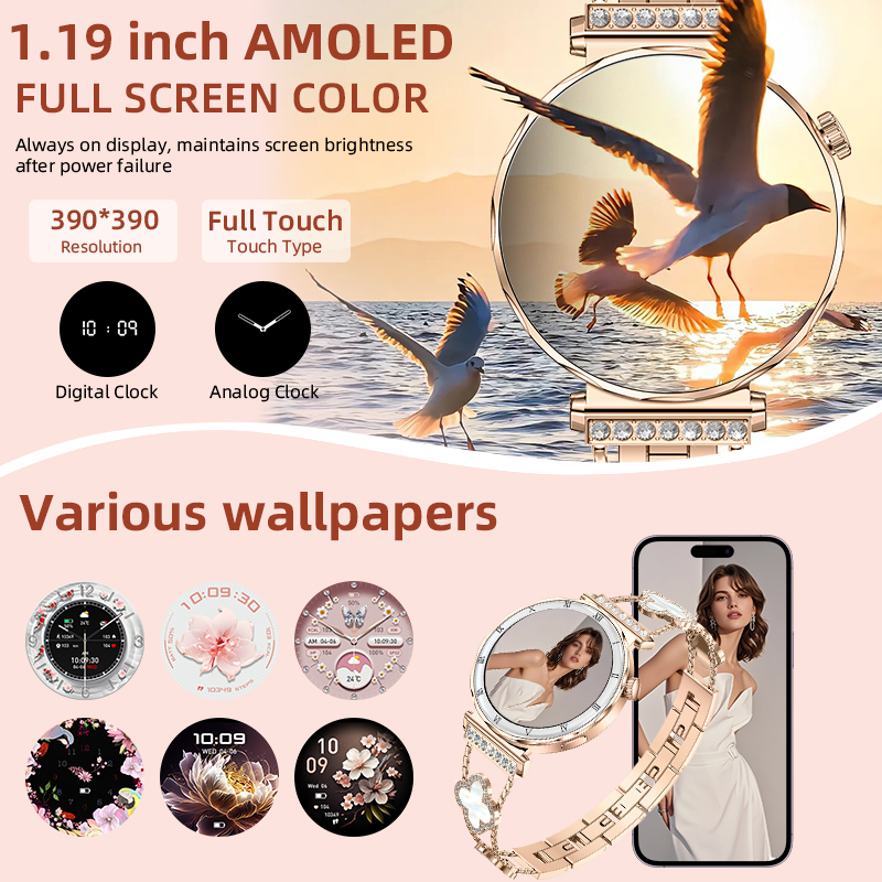 Relógio Inteligente Feminino L - Smartwatch Custom avaliação e preço