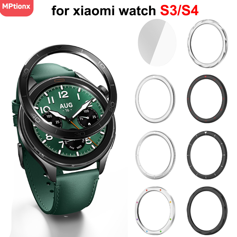 Anel de moldura de metal para  - Xiaomi Smartwatch S4 Accessories avaliação e preço