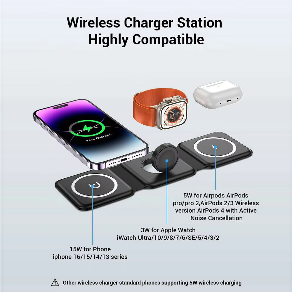 Carregador sem fio dobrável ma - Wireless Charger Watch avaliação e preço