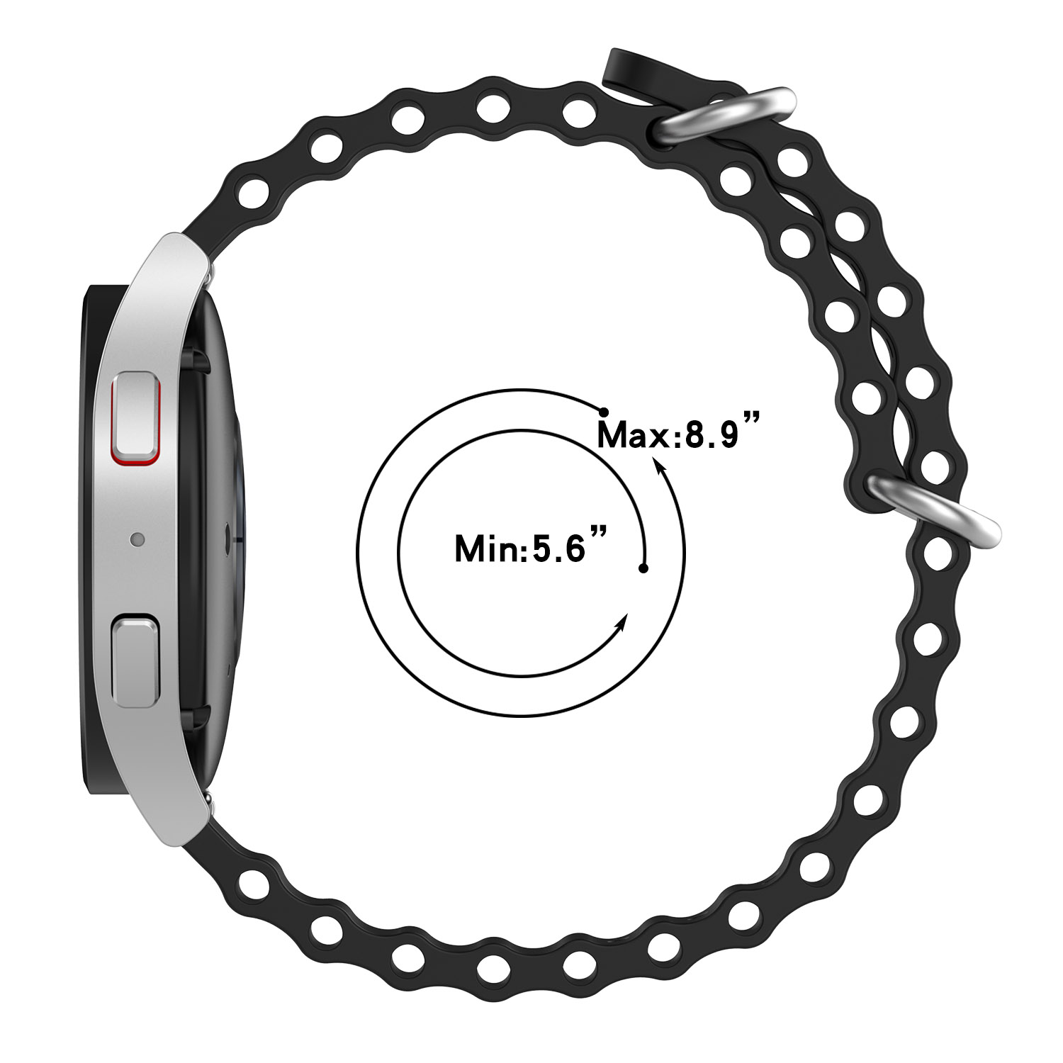 Pulseira oceano de 22mm para o - Smartwatch X2 avaliação e preço