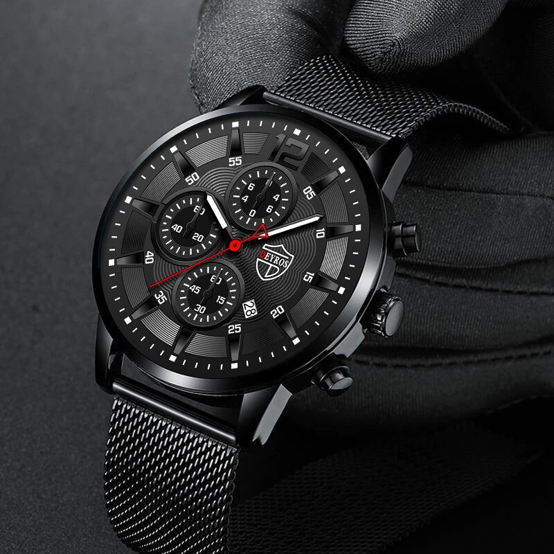 DEYROS-Relógio de Quartzo Mini - Stainless Mesh Band avaliação e preço