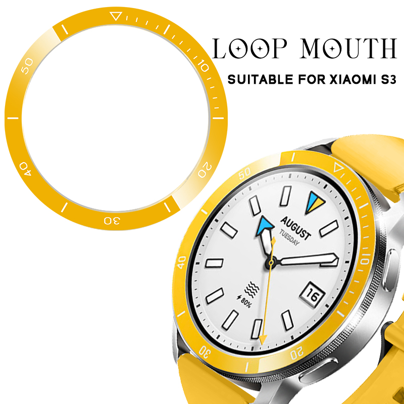 Anel de moldura para xiaomi re - Xiaomi Smartwatch S4 Accessories avaliação e preço