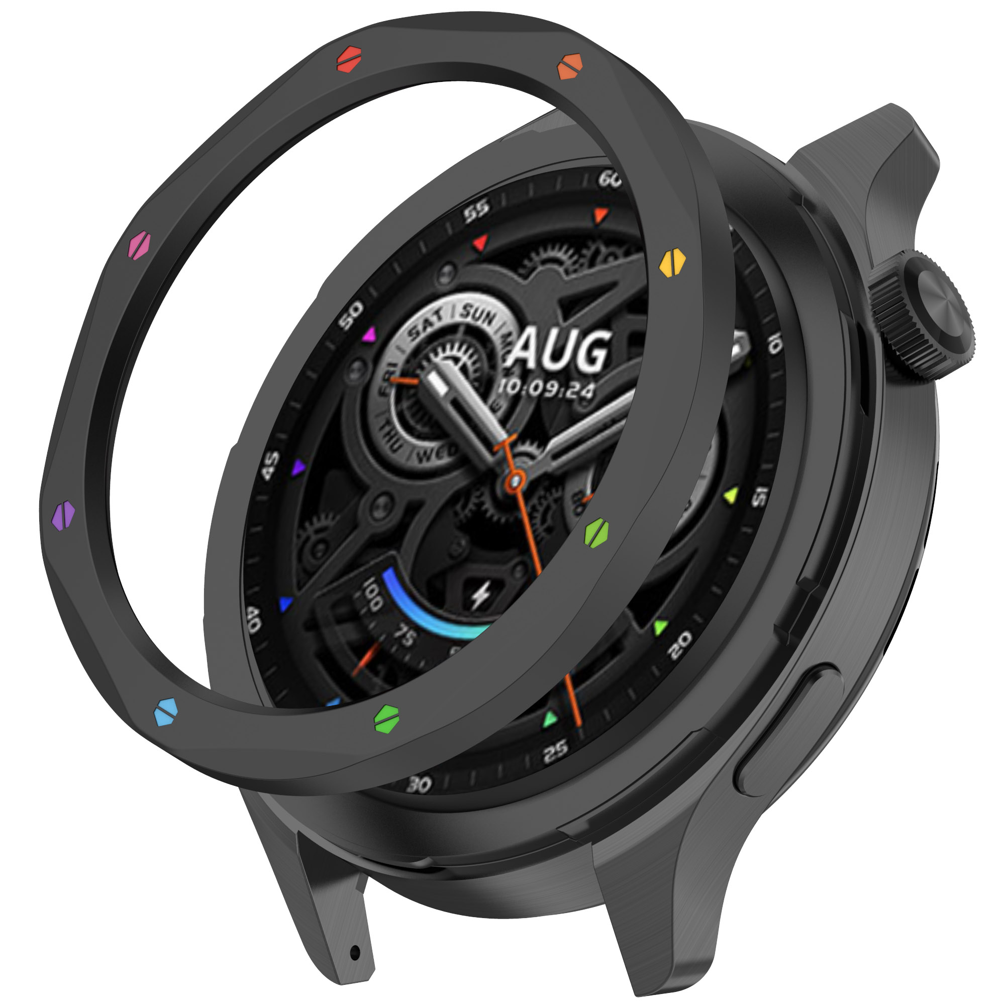 Moldura de metal anel caso par - Xiaomi Smartwatch S4 Accessories avaliação e preço