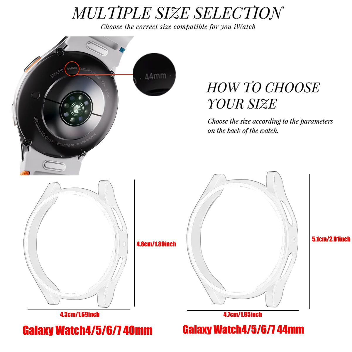 Capa para samsung galaxy watch - Accessories For Galaxy Watch 5 avaliação e preço