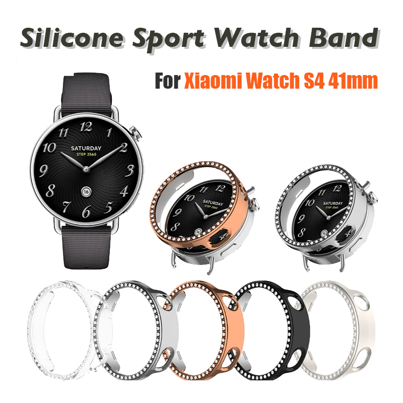 Única fileira dril oco caso pa - Xiaomi Smartwatch S4 Accessories avaliação e preço