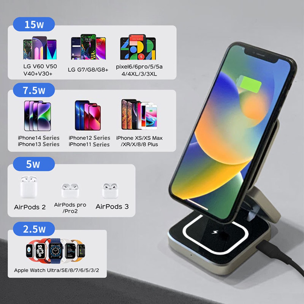 Estação de carregamento rápido - Wireless Charger Watch avaliação e preço